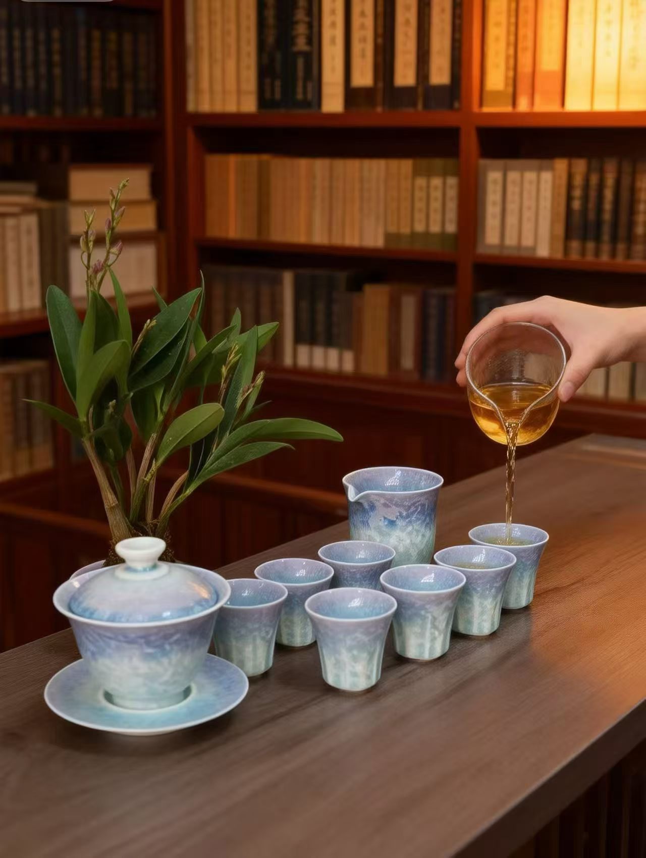 结晶釉茶具套装